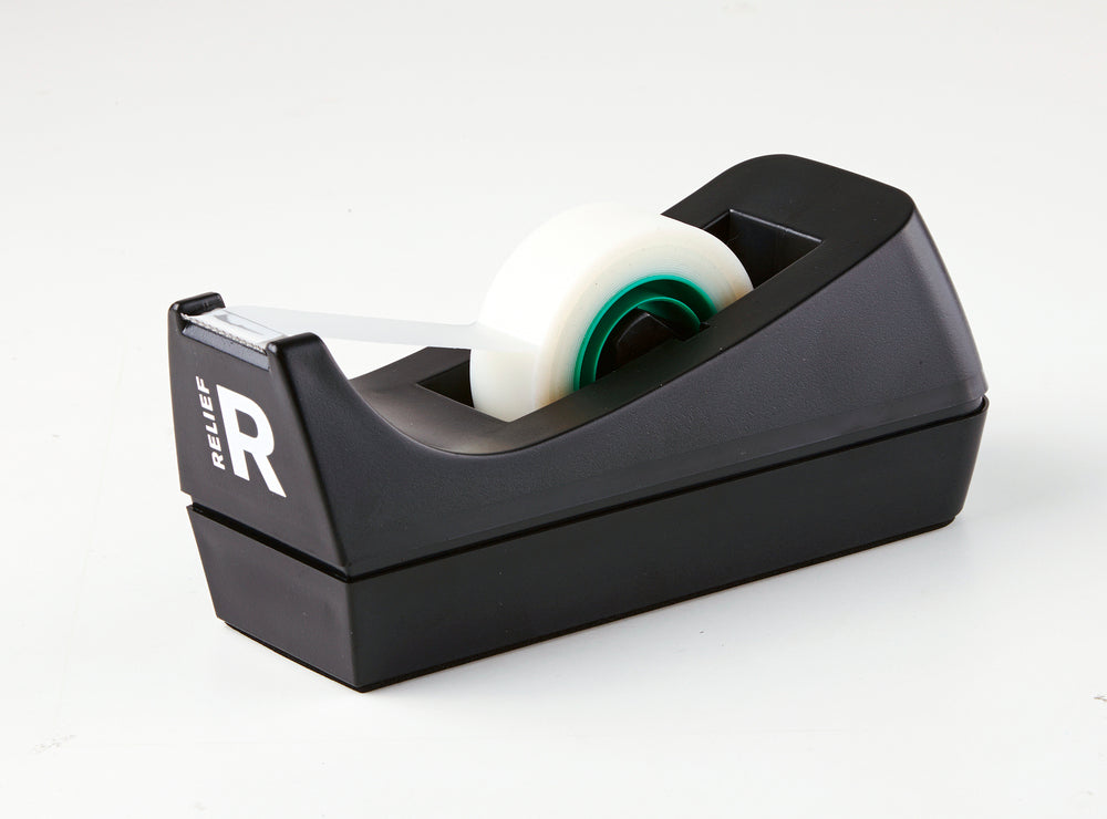 D2 Tapedispenser sort 19mm uden tape