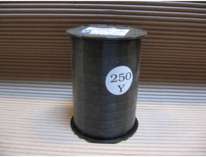 Gavebånd poly glat 10mm /250yds sort