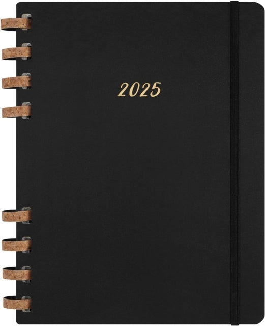 Moleskine 2025 12-Month Xl Life Spiral Planner Black Epalon