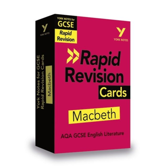 York Notes For Aqa Gcse 9-1 Rapid Revision Cards: Macbeth -