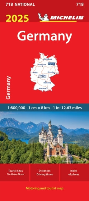D1 Germany 2025 - Michelin National Map 718