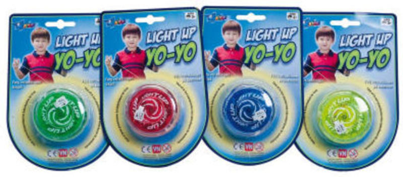 YO-YO MED LYS PÅ KORT