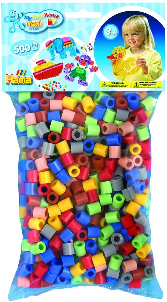 Hama maxi perler 500 stk mix 69