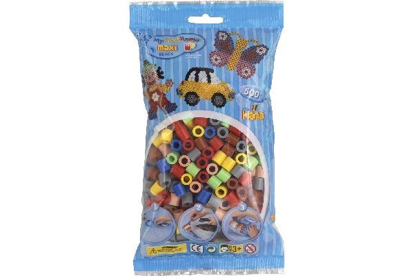 Hama maxi perler 500 stk mix 69