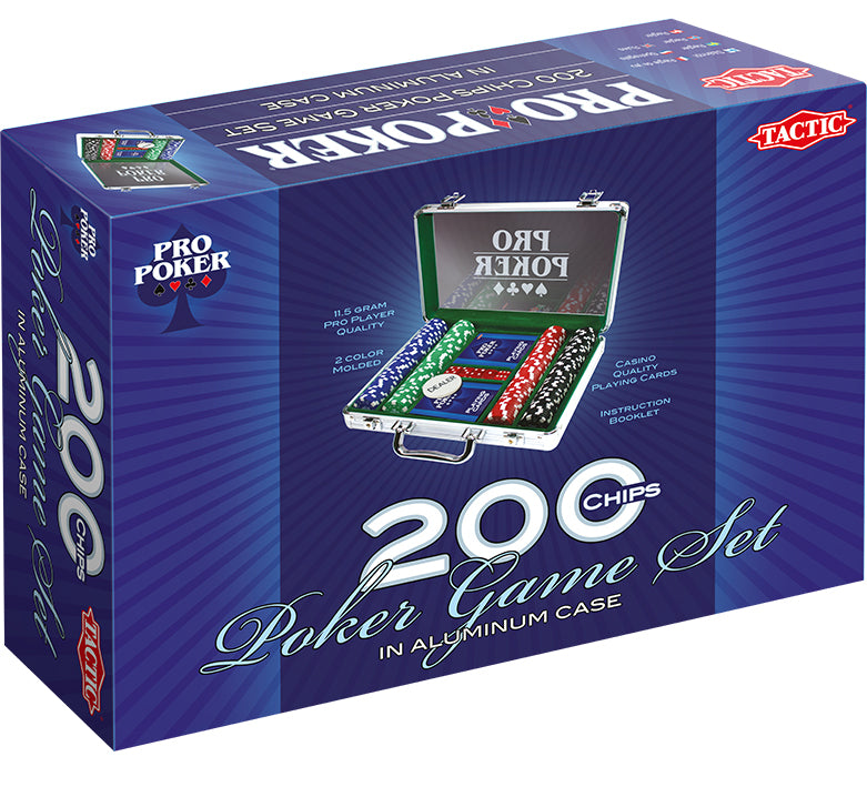 Poker kuffert 200 chips