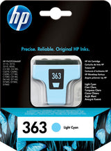 Blækpatron fra HP 363 cyan light