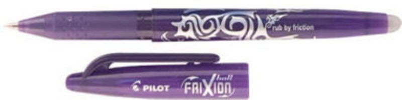 Pen Pilot slet og ret frixion violet