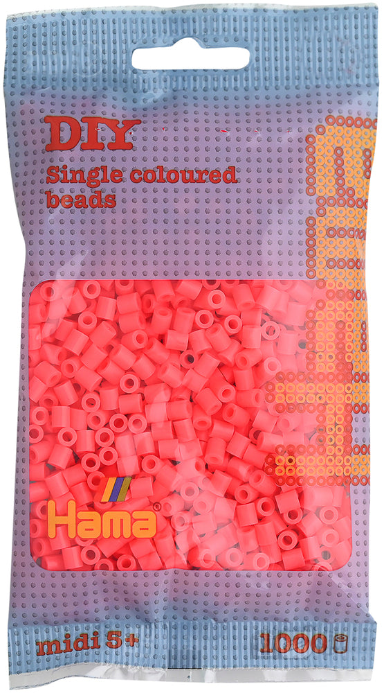Hama midi perler 1000 stk cherise 33