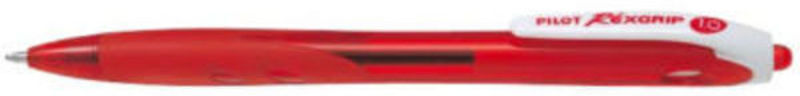 Kuglepen begreen rexgrip medium rød