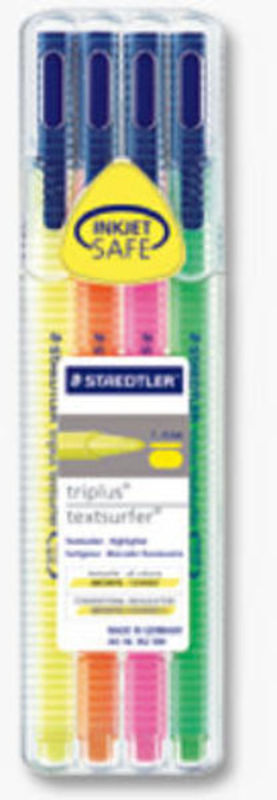 Textsurfer triplus etui med 4 assorteret