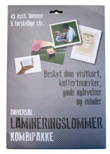Lamineringslomme Relief kombiæske
