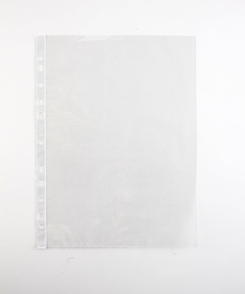 Plastlomme Relief basic tynd glasklar A4 0,042mm 100stk