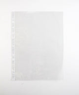 Plastlomme Relief basic tynd glasklar A4 0,042mm 100stk