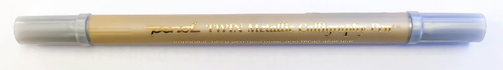 Kalligrafipen Penol twin sølv