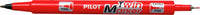Twinmarker Pilot Permanent rød F/EF