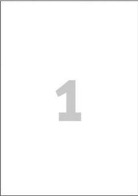 Etiketter ilc  210 x 297 mm /100 ark