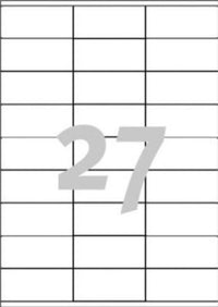 Etiketter ilc 70 x 32 mm /100 ark