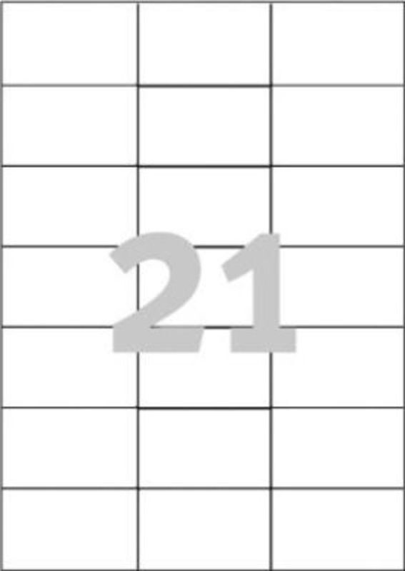 Etiketter ilc 70 x 42,3 mm /100 ark