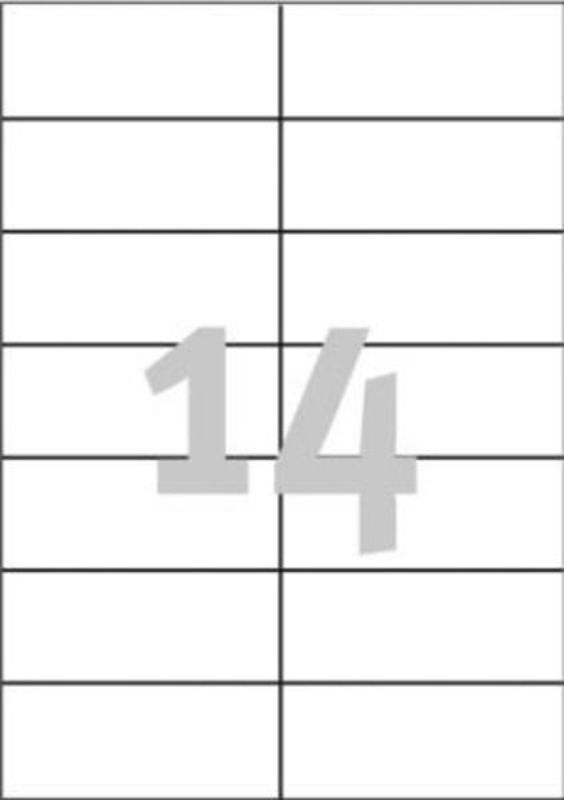 Etiketter ilc 105 x 42,3  mm /100 ark