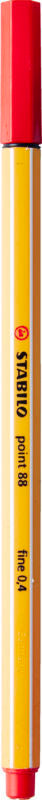 FIBERPEN POINT 88 STABILO RØD