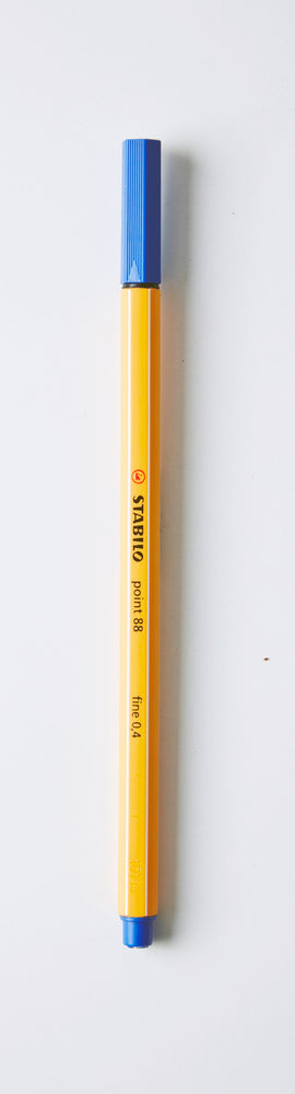 FIBERPEN POINT 88 STABILO BLÅ
