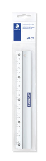 Lineal aluminium staedtler 20 cm