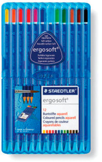 Farveblyant ergosoft akvarel /12 stk