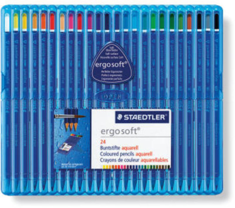 Farveblyant ergosoft akvarel /24 stk