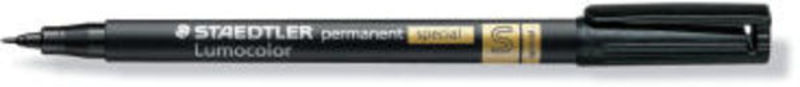 Specialpen lumocolor s Staedtler sort