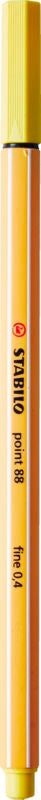 FIBERPEN POINT 88 STABILO GUL