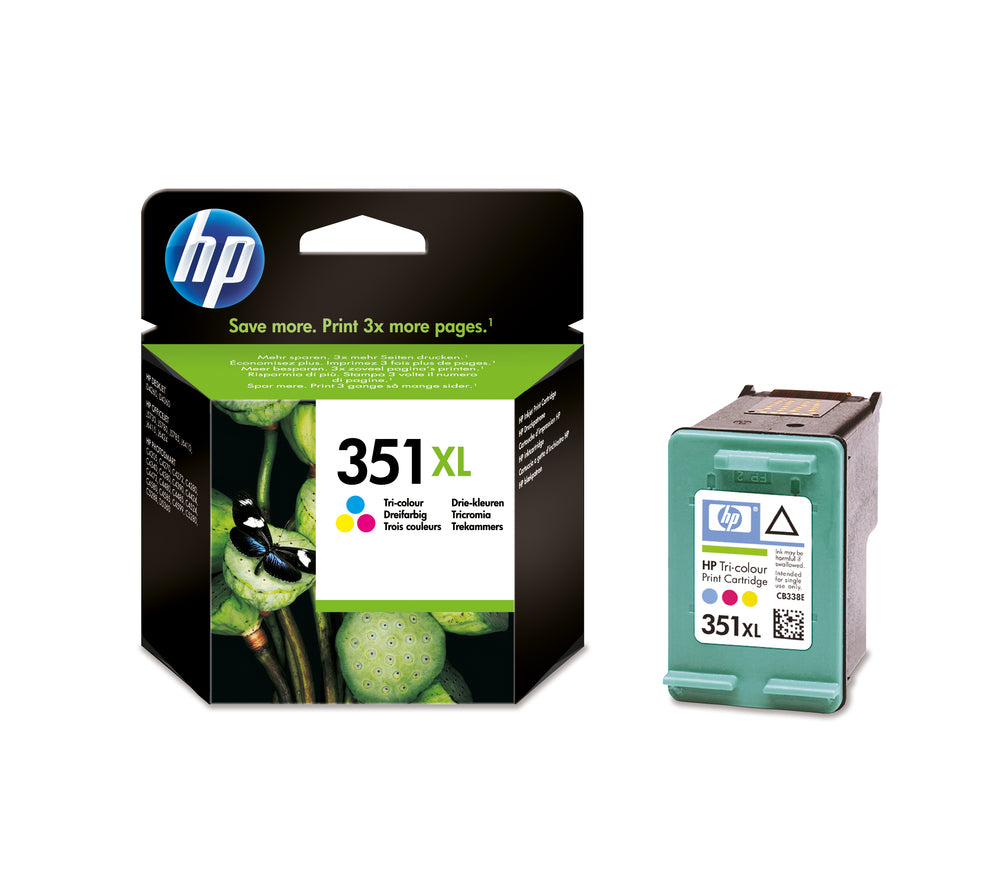 Blæk HP cb338ee (no.351) farve xl vivera