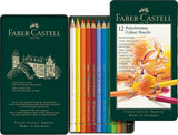 Farveblyant polychromos Faber-Castell 12 farver