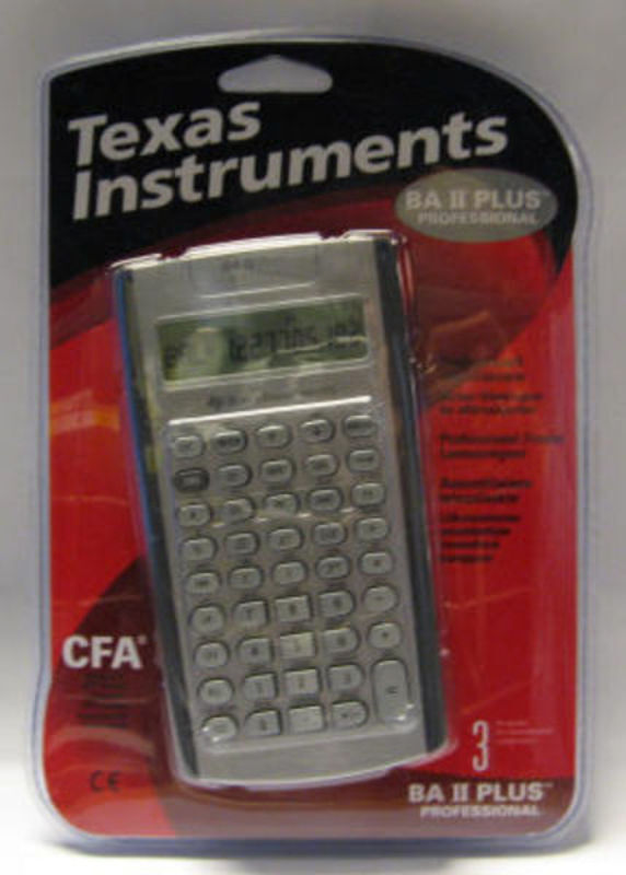FINANSREGNER TEXAS BA-II PLUS