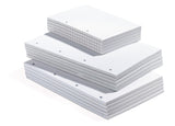 Standardblok A5 Relief lin. m/2huller 5 stk