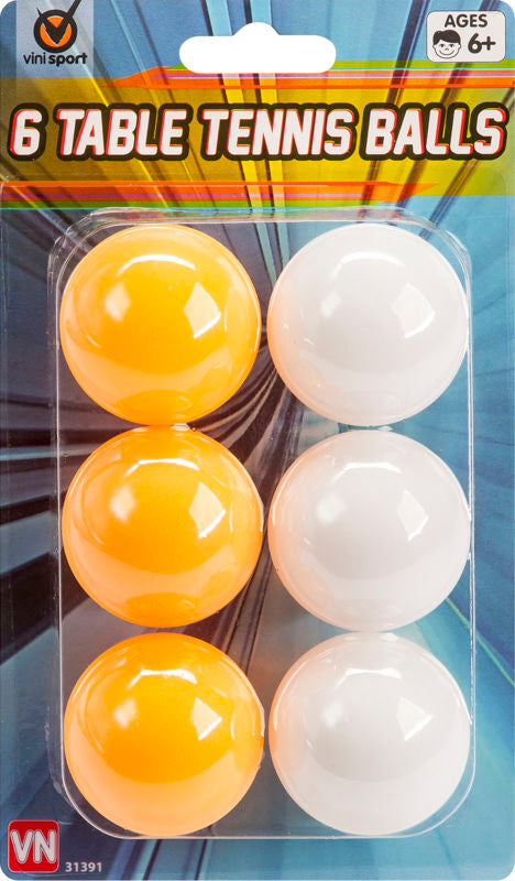 BORDTENNISBOLDE 6 STK