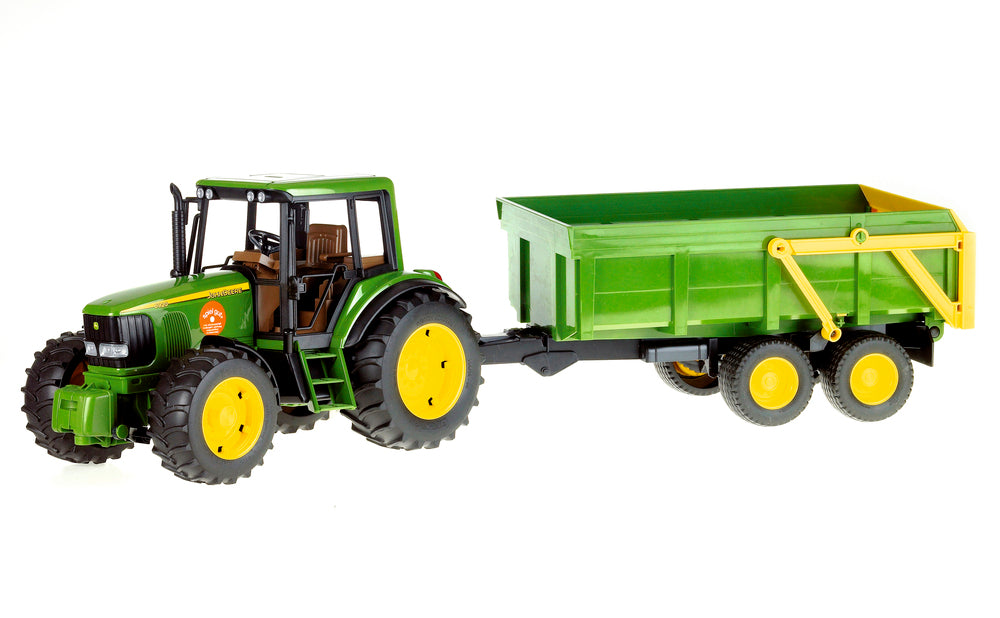 Bruder john deere med vogn