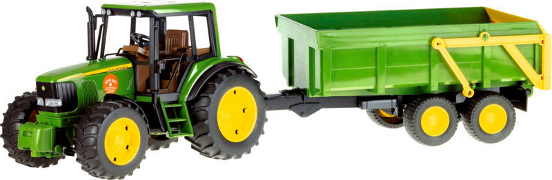 Bruder john deere med vogn