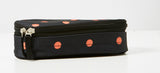 Penal jeva box orange prikker u/indhold
