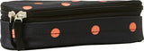 Penal jeva box orange prikker u/indhold
