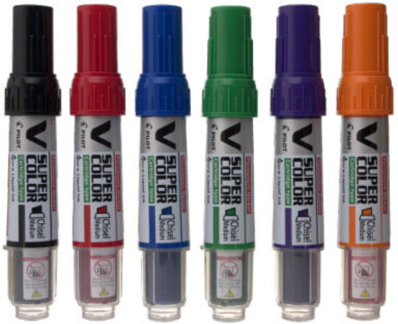 Marker bg v super color chisel