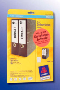Label lever arch 192x61mm