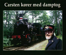Carsten kører med damptog