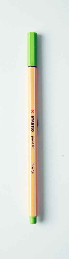 FIBERPEN POINT 88 STABILO APPLE GREEN