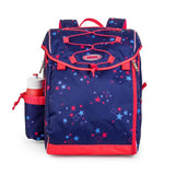 Skoletaske Jeva intermediate pink starry