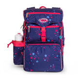 Skoletaske Jeva beginners pink starry