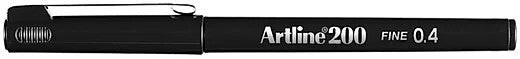 Fiberpen artline ek200 0,4 mm sort