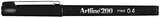 Fiberpen artline ek200 0,4 mm sort