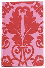 Notesbog med liner (pink/rød)
