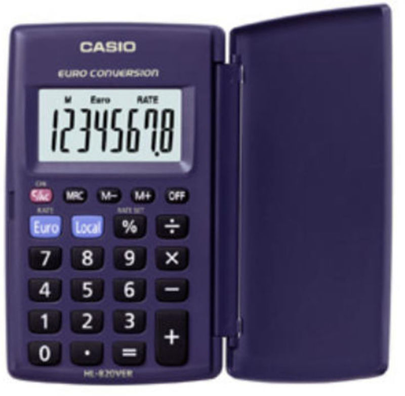 Lommeregner casio hl-820ver