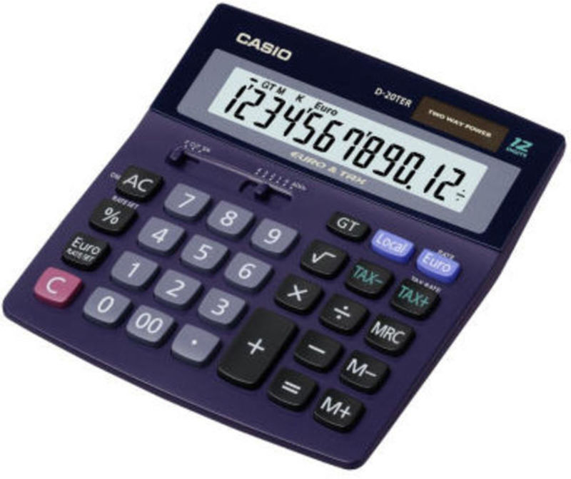 Mapperegner casio d-20ter